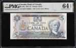 CANADA. Bank of Canada. 5 Dollars, 1979. BC-53b. PMG Choice Uncirculated 64 EPQ.