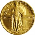 2016-W 100th Anniversary Standing Liberty Quarter. Gold. Specimen-70 (PCGS).