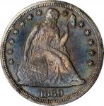 1869 Liberty Seated Silver Dollar. Proof-64 (PCGS). CAC. OGH--First Generation.