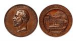 1874年伦敦国际会展中心落成纪念铜章/PCGSSP63