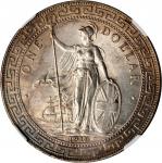 GREAT BRITAIN. Trade Dollar, 1910/00-B. NGC MS-62.