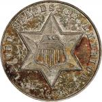 1862 Silver Three-Cent Piece. MS-65+ (PCGS).