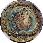 1807 Draped Bust Dime. JR-1, the only known. Rarity-1. MS-64 (NGC).