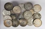 1746-1912年日本银圆和殖民地 8 Reales MIXED LOTS. Japanese Yen and Colonial 8 Reales (22 Pieces), 1746-1912. G