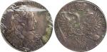 1731年俄罗斯1卢布银币，EF品相。Russia, Silver Rouble, 1731, KM-192, extremely fine