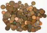 India. East India Company. Lot of 19th Century Copper coins. Mostly Pice, Quarter and Half Anna. Inc