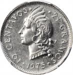 DOMINICAN REPUBLIC. 10 Centavos, 1975. Kings Norton Mint. PCGS SPECIMEN-65 Gold Shield.