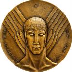 1930 National Air Races Commemorative Medal. By Oskar J.W. Hausen. Bronze. Extremely Fine.