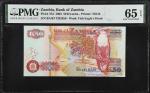 ZAMBIA. Bank of Zambia. 50 Kwacha, 2003. P-37d. PMG Gem Uncirculated 65 EPQ.