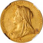 1897年维多利亚女王登基六十年纪念金章。
