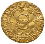 Italian mints. SIENA Gian Galeazzo Visconti (1390-1404) Sanese d’oro - MIR 509/3 AU (g 3 52) RR Ex N