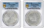 MEXICO. Duo of Pesos (2 Pieces), 1900-02. Both PCGS Certified.