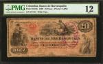 COLOMBIA. Banco de Barranquilla. 10 Pesos. 1899. P-S234b. PMG Fine 12.