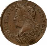 1787 Connecticut Copper. Miller 40-N, W-4225. Rarity-6. Draped Bust Left, AUCTOPI. EF-45 (PCGS).