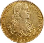 MEXICO. 8 Escudos, 1811-Mo JJ. Mexico City Mint. Ferdinand VII. PCGS Genuine--Mount Removed, EF Deta