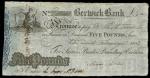 Berwick Bank (Surtees, Burdon, Brandling & Embleton), ｣5, 1 February 1803, serial number D 11441, bl