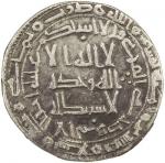 ABBASID REVOLUTION: Anonymous, ca. 744-748, AR dirham (2.81g), Mahayy, AH129, A-206.1, Klat-567b2, w