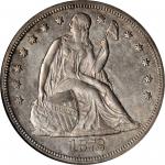 1872-CC Liberty Seated Silver Dollar. OC-1, the only known dies. Rarity-3+. MS-62 (NGC).