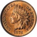 1878 Indian Cent. MS-65 RD (PCGS).
