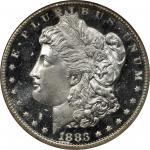 1883-CC Morgan Silver Dollar. MS-67 DPL (NGC).