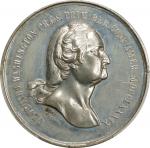 1860 Fideli Certa Merces Medal. Musante GW-354, Baker-135C. White Metal. Specimen-62 (PCGS).