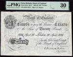 Bank of England, Cyril Patrick Mahon, £20, London, 20 April 1926, serial number 38/M 42271, black an