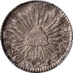 MEXICO. Real, 1855-Go PF. Guanajuato Mint. PCGS MS-63 Gold Shield.