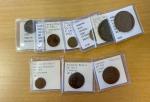 Group Lots - World Coins. MEXICO: LOT of 10 coins, including Sinaloa (1 pc, Republic), Sonora (1, He