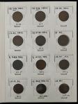 China, Qing Dynasty and Republican Era, an album of 50 copper milled coins, consisting of Qing Dynas