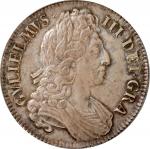 GREAT BRITAIN. Crown, 1696 Year OCTAVO. London Mint. William III. PCGS MS-62.