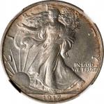 1917 Walking Liberty Half Dollar. MS-62 (NGC).