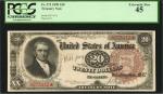Fr. 372. 1890 $20 Treasury Note. PCGS Currency Extremely Fine 45.