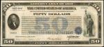 United States of America. Act of April 24, 1917. $50 3-1/2% (First) Liberty Loan of 1917. June 15, 1