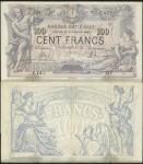 Banque Nationale de Belgique, 100 francs, 4 February 1888, serial number F.461-359, blue-grey and pa