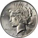 1934 Peace Silver Dollar. MS-65 (PCGS). CAC.