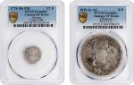 MEXICO. Duo of Silver Denominations (2 Pieces), 1776 & 1819. All PCGS Certified.