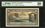 BAHAMAS. Government of the Bahamas. 1 Pound, 1919 (ND 1930). P-7. PMG Very Fine 30.