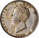 GREAT BRITAIN. 1/2 Crown, 1826. London Mint. George IV. PCGS MS-62 Gold Shield.