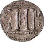 JUDAEA. Bar Kochba Revolt, 132-135 C.E. AR Sela (14.66 gms), Jerusalem Mint, Attributed to Year 3 (1