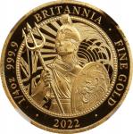 2022 Britannia 1/4oz Gold 25 Pounds. Commemorative Series. Queen Elizabeth II. Trial of the Pyx Test