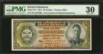 BRITISH HONDURAS. Government of British Honduras. 10 Dollars, 1951. P-27c. PMG Very Fine 30.
