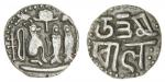 South India, Chola dynasty, Uttama Chola (973-985), Kahavanu, tiger seated facing right, under umbre