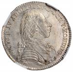 SWEDEN. 1/6 Riksdaler, 1809-OL. Stockholm Mint. Gustaf IV Adolf. NGC MS-64.