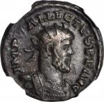 ALLECTUS, A.D. 293-296. AE Double-Denarius (3.90 gms), London Mint, ca. A.D. 293-296/7. NGC Ch VF, S