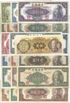 中央银行金圆券一组不同品种二十枚，民国时期，七至九五成新，敬请预览。