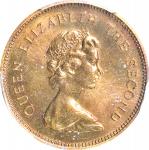 1980年香港钱币一组。三枚。(t) HONG KONG. 50 Cents, 1977. Llantrisant Mint. Elizabeth II. PCGS SPECIMEN-65.