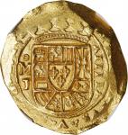 MEXICO. Cob 8 Escudos, 1715-Mo J. Mexico City Mint, Assayer Jose E. de Leon (J). Philip V. NGC MS-64