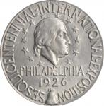 1926 U.S. Sesquicentennial Exposition. Official Medal. HK-454, Baker-F421. Rarity-3. Nickel. MS-64 (