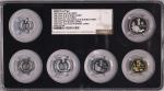 2000年中华人民共和国流通硬币套装 NGC PF 68