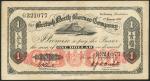 x British North Borneo Company, $1, 1 January 1936, serial number G 321077, black and red, mount Kin